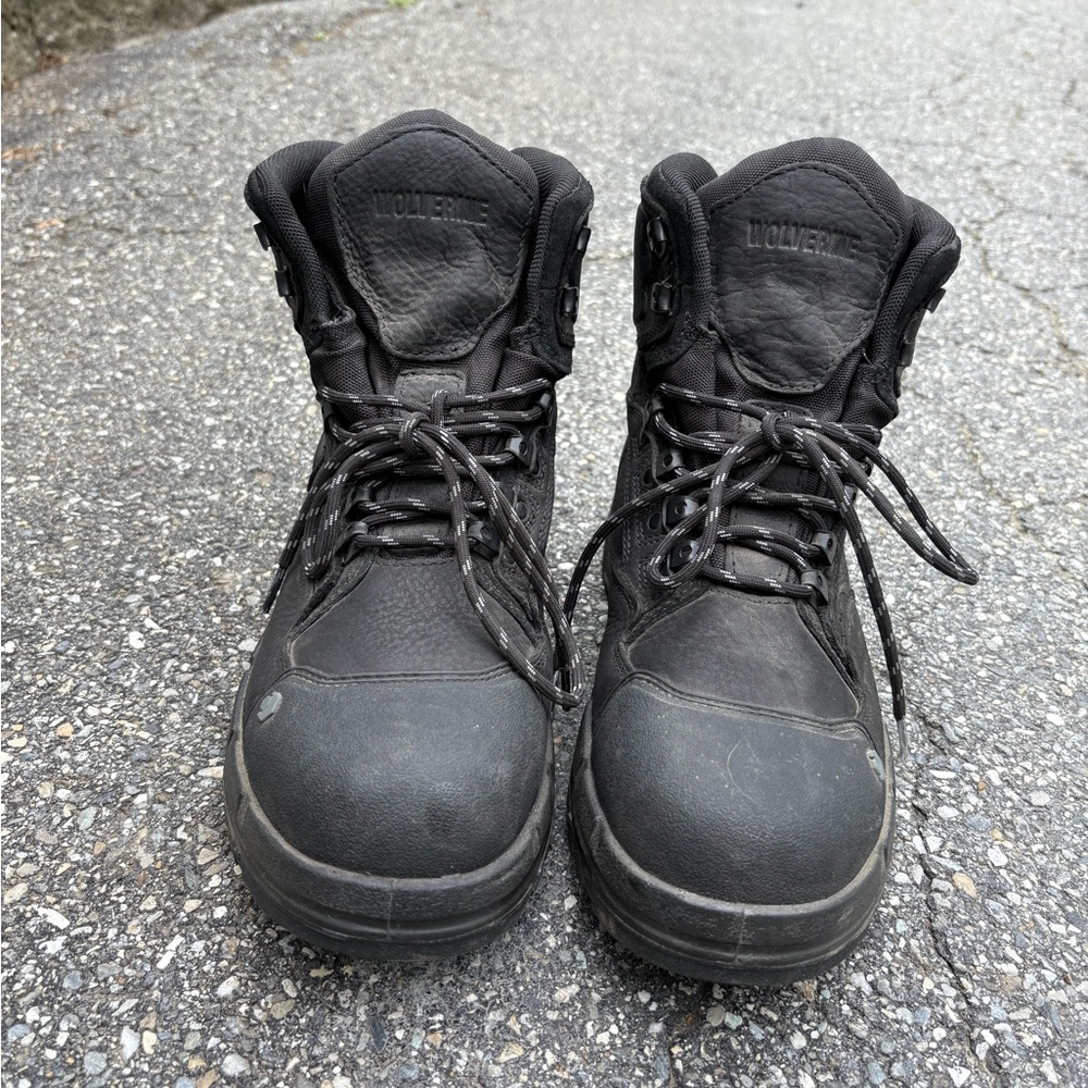 Wolverine Black Tactical Boots with Rugged Design